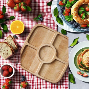 plato de servir de madera - Product Image 1