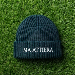 Gorro de Punto Acanalado Verde Oscuro Personalizado, Gorro de Invierno Cálido con Puño y Logotipo Bordado - Product Image 6
