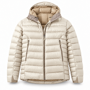 Veste matelassée à capuche pour homme avec logo personnalisé, manteau d'hiver chaud, poches zippées, rembourrée, décontractée, streetwear, vêtements d'hiver chauds - Product Image 1