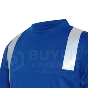 T-shirt de sécurité haute visibilité à manches courtes, respirant, réfléchissant, 100 % polyester, coupe classique, protection incendie - Product Image 5