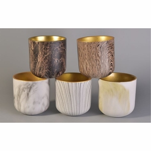 Wholesale Luxury Hammered Copper Metal <b>Candle</b> Jar Vintage Empty Brass <b>Candle</b> Containers Vessel Double <b>Wick</b> <b>Candle</b> Making Cup - Product Image 3