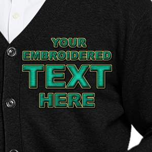 2025 personnalisé monogramme hommes pull broderie Cardigan avec grande taille caractéristique coton tricoté pour l'hiver ajouter votre texte ici - Product Image 1