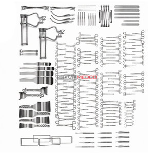 Juego Completo de Instrumentos Quirúrgicos para Laparotomía Abdominal, Kit de Instrumentos Médicos Quirúrgicos de Acero Inoxidable Alemán Reutilizable para Cirugía General - Product Image 3