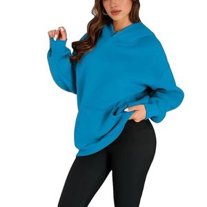 Alta calidad de algodón liso de peso pesado en blanco de gran tamaño personalizado de las mujeres de talla grande de los hombres sudaderas con capucha de BD - Product Image 1