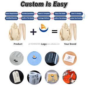 Survêtements d'entraînement d'hiver sur mesure Pasuxi, taille plus, broderie en polaire, coupe régulière, pantalon cargo, sweat-shirts pour hommes - Product Image 4