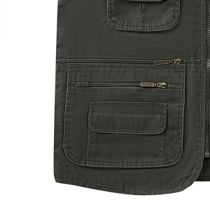Chaleco Cargo Multibolsillos Personalizable para Hombre, de Invierno, Secado Rápido, Transpirable, Informal, para Actividades al Aire Libre - Product Image 4