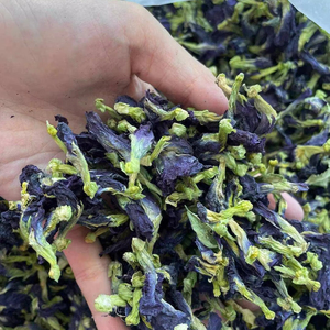 Supplier Bulk Premium Dried Butterfly Pea Flower Vietnam Export Quality Dried Butterfly Pea Flower For Tea Processing Use - Product Image 1