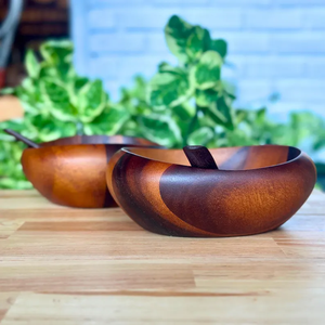 Juego de Tazones de Madera Tallados a Mano - Tazones Rústicos para Sopa y Cereal - Product Image 4