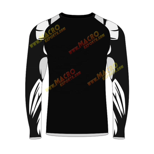 Ensemble Rash Guard et Short de Compression Respirant Personnalisé pour Hommes avec Impression par Transfert Thermique Intégral MMA - Product Image 3