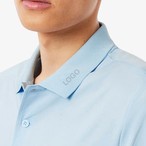 เสื้อยืดแขนสั้นผู้ชายทรงลำลอง ผ้าถัก ระบายอากาศได้ดี ป้องกันแสงแดด UPF 50+ สินค้าขายดี - Product Image 6