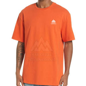 Camiseta Oversize Hecha en Pakistán, 100% Algodón, Corte Holgado, Estampada, Transpirable, para Hombre - Product Image 1