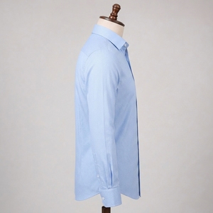 Camisa de Vestir de Manga Larga Premium para Hombre, Prenda Formal, Camisa de Vestir de Manga Larga para Hombre, Tela de Mezcla de Algodón, Cierre de Botones, Ajuste Cómodo - Product Image 4