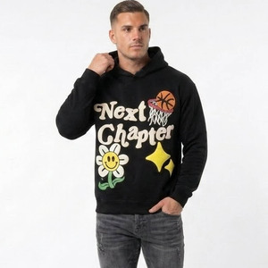 Sudadera con Capucha Personalizada con Estampado Gráfico para Hombre y Unisex |   Sudadera con Capucha de Felpa de Algodón Estilo Urbano |   Sudadera con Capucha Estampada |   OEM ODM Venta al por Mayor - Product Image 3
