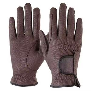 Guantes de Equitación para Hombre, Palma de Cuero Sintético Duradero, Agarre Fuerte, para Entrenamiento y Competición, Fabricante de Ropa Ecuestre - Product Image 2