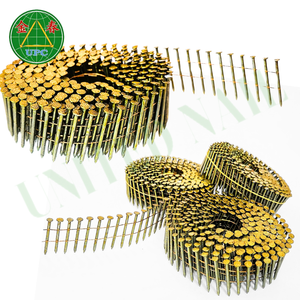 Cloueuse à gaz prête à l'emploi pour clous de palette en bobine 1-3/4" x 0.092, 9000 pièces, avec tige à vis, tige lisse et tête à motif quadrillé, en boîte - Product Image 4