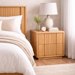 Colección LINEAR RANGE, Muebles de Dormitorio Modernos, Ecológicos y Duraderos, Mesa de Noche de Madera de Alta Calidad - Product Image 1