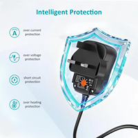 24W Universal-Netzteiladapter 3V 4.5V 5V 6V 7.5V 9V 12V 2A Max AC/DC Netzteil Transformator Adapter mit 8 DC-Steckern