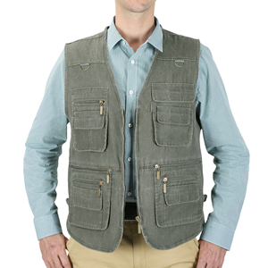 Chaleco Utilitario para Exteriores con Botones, Unisex, Ligero, Transpirable, Resistente al Viento, Antibacteriano, con Múltiples Bolsillos, para Pesca y Senderismo - Product Image 4