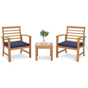 ชุดเฟอร์นิเจอร์กลางแจ้ง 3 ชิ้น พร้อมเบาะนั่งนุ่มสบาย - Product Image 6