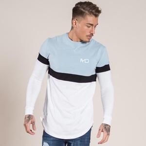 เสื้อยืดผู้ชายคอตตอน 100% ขายส่ง คุณภาพพรีเมียม สไตล์สตรีทแวร์ ลายเรียบ - Product Image 1