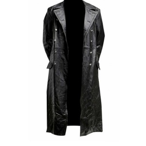 Veste en cuir décontractée pour homme, en similicuir PU, coupe ajustée, coupe-vent, double boutonnage, col montant, manches longues, doublure en soie, pour l'automne - Product Image 3