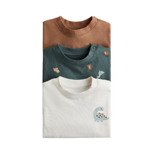 <b>Baby</b> Boy's 100% Cotton Printed <b>T</b>-<b>Shirts</b> Regular Fit Crew Neck Long Sleeve Cartoon Pattern Casual Custom Color Wholesale Free - Product Image 4