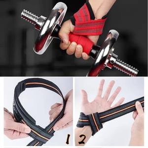 สายรัดข้อมือยกน้ำหนักอเนกประสงค์ ปรับได้ ระบายอากาศได้ดี ทนทาน สำหรับออกกำลังกาย ยูนิเซ็กซ์ ทำจากไนลอน พร้อมโลโก้สั่งทำได้ - Product Image 4