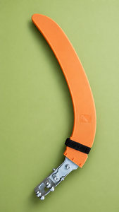 Lame de faucille courte courbée orange de la marque Tayo avec couvercle de protection pour équipement d'aquaculture - Product Image 1