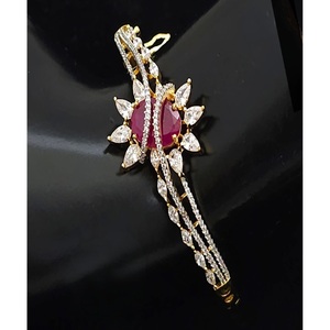 Pulseras de Diseño con Acabado Dorado y Blanco, Abribles, para Mujeres y Niñas, Colección para Bodas o Fiestas - Product Image 2
