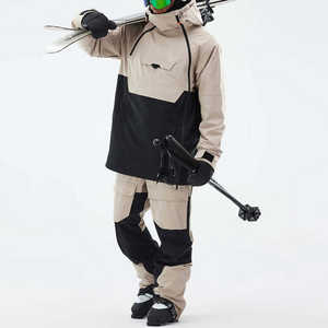 Traje de Esquí Unisex Monteec 2026 de una Pieza, Impermeable 10,000mm, Transpirable, Cortavientos, Anti-UV, con Cremallera, Absorbe la Humedad, Personalizable para Snowboard - Product Image 6