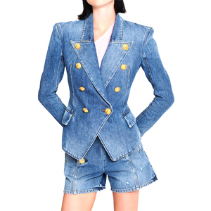 Women <b>Denim</b> <b>Jacket</b> Black Slim Fit Casual Streetwear Button Closure Vintage Style Cotton Jean Coat Fashion Outerwear Daily - Product Image 4