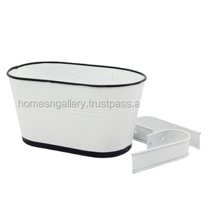 Wholesale Price Handmade Best Design Watering Rectangular Extra <b>Large</b> Size Outdoor Metal Planter From Indian Manufacturers - Product Image 1