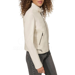 Chaqueta de Cuero para Mujer, Diseño Moderno, Calidad Premium, Venta en Línea, Bajo MOQ, Suministro de Fábrica - Product Image 6