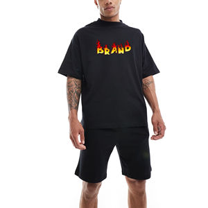 Última Llegada 2026 Conjunto Corto de 2 Piezas para Hombre, 100% Algodón de Peso Medio, Transpirable, Ecológico, para Invierno, Venta al por Mayor - Product Image 1