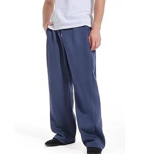Men's Custom PolyesterCotton Canvas Straight Dark Casual Mid Lightweight Breathable <b>Waterproof</b> UV Protection Drawstring <b>Trousers</b> - Product Image 5