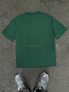 Camiseta Informal de Verano para Hombre, Estilo Deportivo y Formal, de Manga Corta, Holgada, Cuello Redondo, Talla Grande, 100% Algodón, con Estampado Frontal - Product Image 5