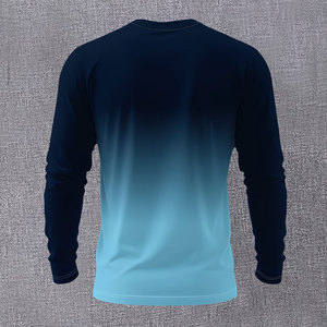 Vente en gros de rashguards pour hommes à manches longues UPF 50+, chemises de bain pour hommes, protection UV, compression, surf, chemises aquatiques à séchage rapide - Product Image 2