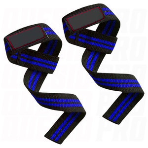 Customized Heavy Duty Cotton Wrist <b>Straps</b> <b>Adjustable</b> Resistance Gym Fitness Padded Support Weightlifting Hand Lifting Training - Product Image 4