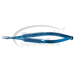 Portaagujas Barraquer Curvo de Titanio 2, Instrumento Microquirúrgico Oftálmico, Pinzas de Sutura para Cirugía Ocular de Blush Surgical - Product Image 3