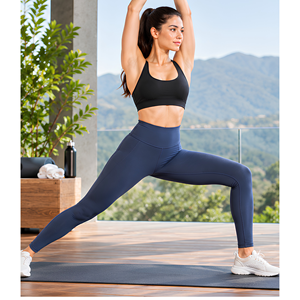 High Waist <b>Yoga</b> <b>Pants</b> Women Seamless Active Wear Leggings Spandex/Nylon Solid Moisture-wicking Quick Dry Ankle-Length Fitness - Product Image 3