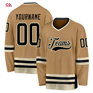Maillot de hockey sur glace personnalisé grande taille - Vêtement de sport respirant 100% polyester, noms d'équipe personnalisés, séchage rapide - Product Image 4