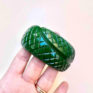 Brazalete de Resina de Diseño Vintage, Brazalete de Resina Hecho a Mano sobre Base de Latón, Talla Personalizada por AFZA ENTERPRISES - Product Image 4