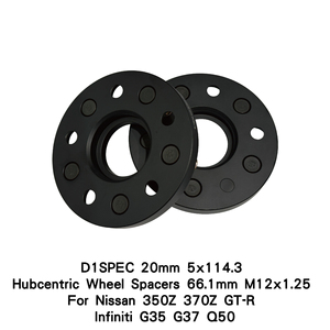 Entretoises de roue Taiwan D1SPEC 20 mm 5x114.3 Hubcentric 66.1 mm M12x1.25 pour Nissan 350Z 370Z GT-R Infiniti G35 G37 Q50 - Product Image 2