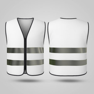 Gilets de sécurité réfléchissants respirants OEM avec poches, veste haute visibilité, gilet de sécurité réfléchissant - Product Image 4