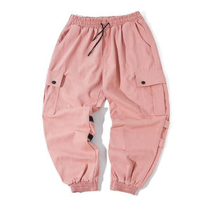 Men's Casual Canvas Sweat Jogger <b>Pants</b> with Custom Logo Positions 100% Polyester Trousers <b>Suits</b> - Product Image 5