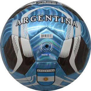 Balón de fútbol de PVC PU oficial más vendido de alta calidad tamaño 5 fútbol de cuero personalizado profesional para partido en Stock - Product Image 2