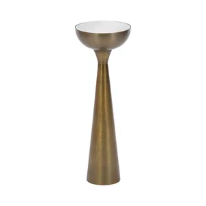 Premium <b>Decorative</b> Metal Artistic Design Luxury Handmade Portable Stainless Steel Coffee <b>Table</b> Oval ZAHID EXPORTS ZE-3252H High - Product Image 1