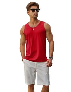 Camiseta Deportiva para Hombre, Tejido Suave, Transpirable, Ecológica, de Secado Rápido, Ligera, para Movimiento Activo, Tacto Suave, Elástica y Flexible - Product Image 1