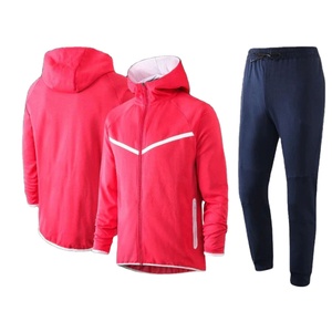 Bộ Quần Áo Thể Thao 2 Mảnh Unisex Bộ Quần Áo Chạy Bộ Nữ Bán Buôn Bộ Đồ Thể Thao Lông Cừu Mùa Đông Bộ Quần Áo Kiểm Tra - Product Image 1