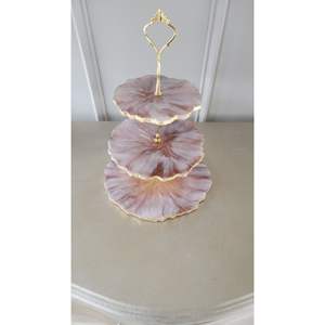 Support à gâteau moderne en résine pour une présentation élégante des aliments, vaisselle de fête et décorations de table - Product Image 5